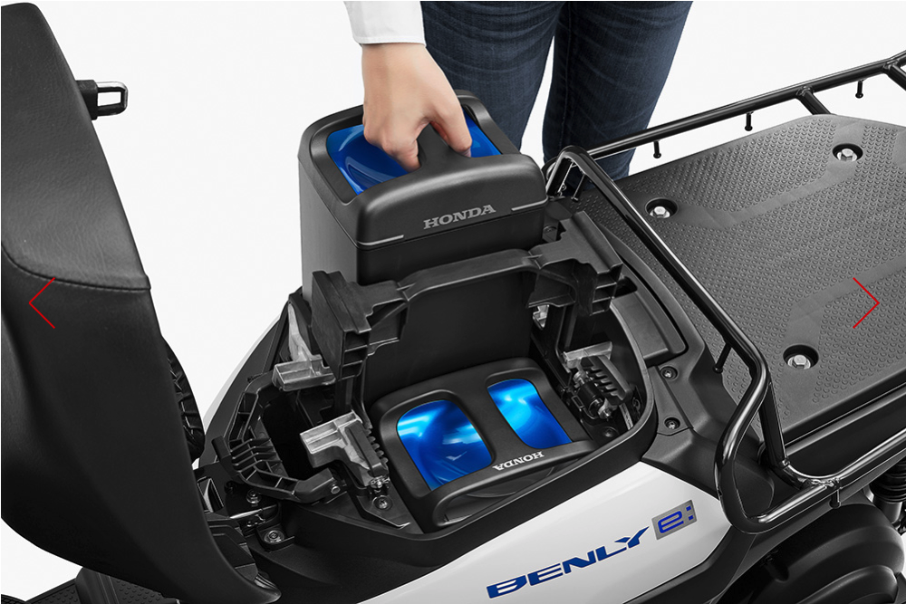 BENLY e:以及GYRO e:的電動車，皆採用HONDA旗下的Mobile Power Packs換電系統